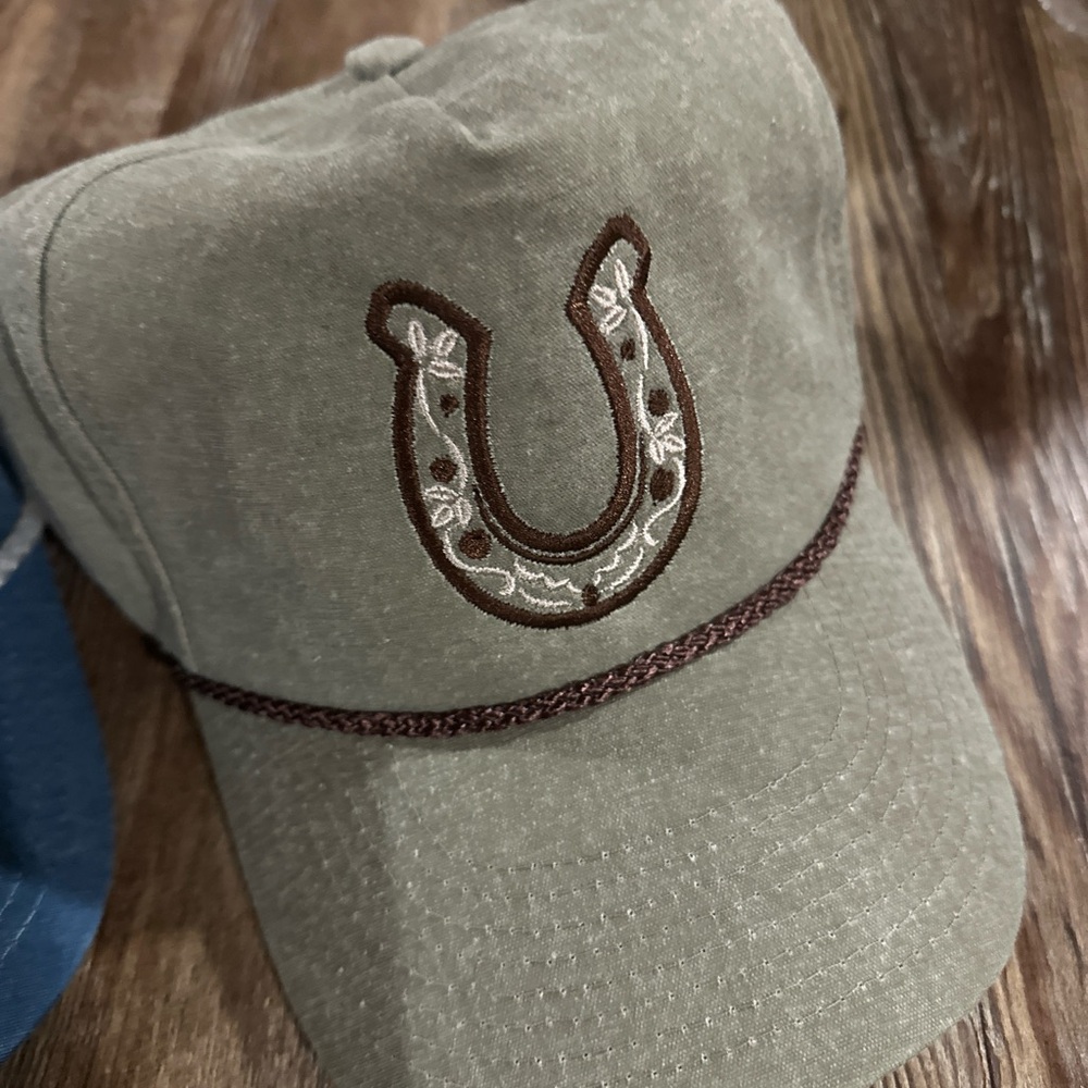 Olive trucker hat